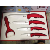 Керамические ножи красные Ножи керамические Royalty Line RL-C4R 5 пр. Ко