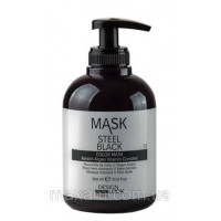 Mask  steel black Design Look-Маска-краситель питательная для оживления Италия