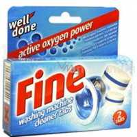 Fine-Таблетки для чищення пральних машин Well Done Fine 2 x 40 г