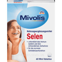 Біологічно активна добавка Mivolis Selen - 60 міні таблеток.dm Оригінал