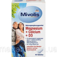 Биологически активная добавка Mivolis Magnesium + Calcium + D3 Оригинал