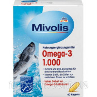 Капсулы Mivolis Omega-3 1000 мг Оригинал