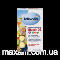 Mivolis Vitamin D3 Fur Kinder (60шт)-Миволис жувальні таблетки для дітей