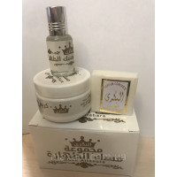 Набор из 3 предметов White Musk Al Tahara Altahara-масло.мыло.сливки