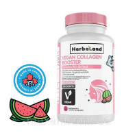 Herbaland - Вегетарианские резинки для усиления коллагена для ногтей и волос.
