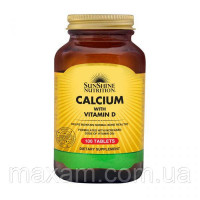 SunShine Nutrition Calcium with Vitamin D-Сонячний кальцій з вітаміном D3 Оригінал США