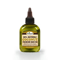 Натуральное премиальное масло для волос с кокосом Difeel 99% Natural Coconut oil