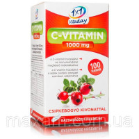 1 × 1 харчова добавка Vitaday Vitamin C 1000 мг з шипшиною Угорщина