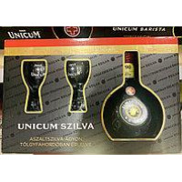ікер Unicum Szilva Zwack-унікум Сілва в подарунковій упаковці плюс 2 склянки Оригінал Угорщина