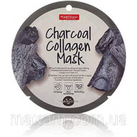 Charcoal collagen mask Purederm-угольная маска с коллагеном Пуридерм