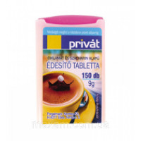 Private Sweetening Tablet 150Db-Подсластители в таблетках 150шт Венгрия